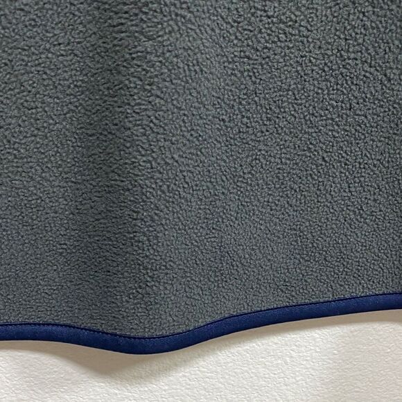 Seattle Kraken NHL Quarter-Zip Fleece Pullover Gray Blue Trim Size M 8/10 - Picture 7 of 11